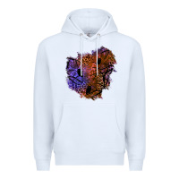 White halloween patch  4 Premium Hoodie - BundleAndBundleShop