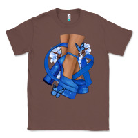 Chestnut Colon Cancer diva blue ribbon Classic Tee - NancyCooperArtShop