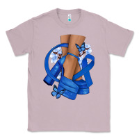 Lilac Colon Cancer diva blue ribbon Classic Tee - NancyCooperArtShop