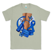 Matcha Colon Cancer diva blue ribbon Classic Tee - NancyCooperArtShop