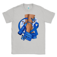 Moon Dust Colon Cancer diva blue ribbon Classic Tee - NancyCooperArtShop