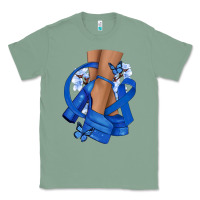 Sage Colon Cancer diva blue ribbon Classic Tee - NancyCooperArtShop