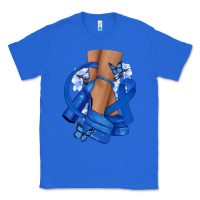 True Royal Colon Cancer diva blue ribbon Classic Tee - NancyCooperArtShop