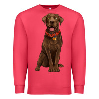 Cardinal chocolate lab labrador retriever Premium Sweatshirt - Artiststas