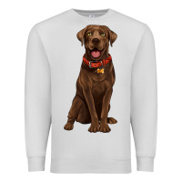 Dove Grey chocolate lab labrador retriever Premium Sweatshirt - Artiststas