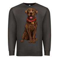 Smoke chocolate lab labrador retriever Premium Sweatshirt - Artiststas
