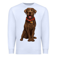 White chocolate lab labrador retriever Premium Sweatshirt - Artiststas