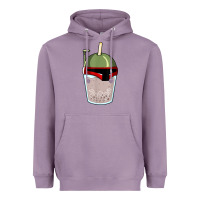 Lavender bubble fett boba tea funny sci fi pun pearl milk tea gift t shirt Heavyweight Hoodie - minhPixels