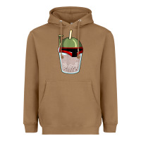Toasted Coconut bubble fett boba tea funny sci fi pun pearl milk tea gift t shirt Heavyweight Hoodie - minhPixels