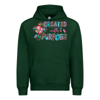 Forest Green created with a purpose Urban Hoodie - AdoDesignShop