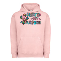 Pigment Salmon created with a purpose Urban Hoodie - AdoDesignShop