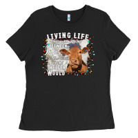 Black Between Jesus Take The Wheel I Wish A Heifer Would Ladies Tee - Bettercallsaul