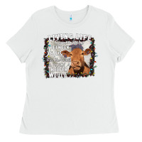 White Between Jesus Take The Wheel I Wish A Heifer Would Ladies Tee - Bettercallsaul
