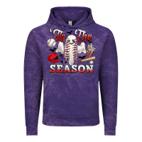 Cloud Purple tis the season baseball halloween Vintage Hoodie - CowGirlArtShop