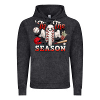 Vintage Black tis the season baseball halloween Vintage Hoodie - CowGirlArtShop
