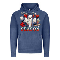 Vintage Denim tis the season baseball halloween Vintage Hoodie - CowGirlArtShop
