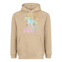 Mushroom Jesus And Horses, Horse Gifts For Girls, Women Heavyweight Hoodie - minhPixels