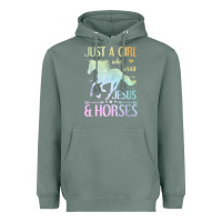 Sage Jesus And Horses, Horse Gifts For Girls, Women Heavyweight Hoodie - minhPixels
