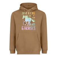 Toasted Coconut Jesus And Horses, Horse Gifts For Girls, Women Heavyweight Hoodie - minhPixels