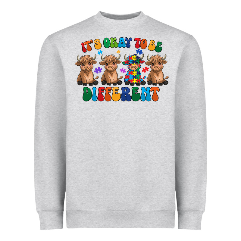 Its Okay To Be Different Heavyweight Sweatshirt by CowhideDigitalArt | Teevron