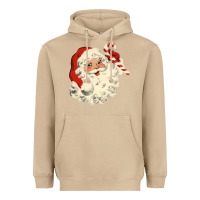 Mushroom santa vintage face Heavyweight Hoodie - minhPixels