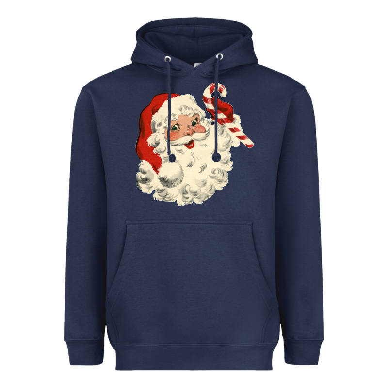 Santa Vintage Face Heavyweight Hoodie by minhPixels | Teevron