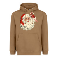 Toasted Coconut santa vintage face Heavyweight Hoodie - minhPixels
