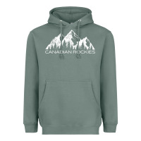 Sage Canadian Rockies Gift Canada Rocky Mountains Souvenir Heavyweight Hoodie - minhPixels