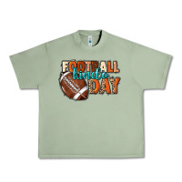 Oil Green Football kinda day Urban Heavy Tee - HowdyJamesFarm