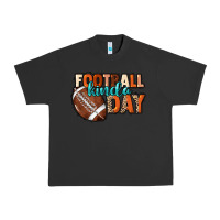 Pigment Black Football kinda day Urban Heavy Tee - HowdyJamesFarm