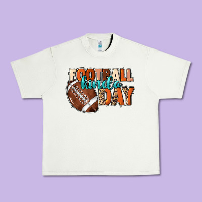 Football Kinda Day Urban Heavy Tee Designed By Howdyjamesfarm