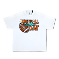 White Football kinda day Urban Heavy Tee - HowdyJamesFarm