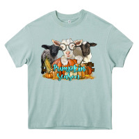Arona pumpkin season with baby sheeps and goat Heavy Core Tee - LillyAllenDesigns