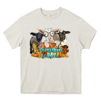 Pumpkin Season With Baby Sheeps And Goat Heavy Core Tee | Teevron