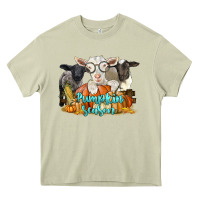 Mossy pumpkin season with baby sheeps and goat Heavy Core Tee - LillyAllenDesigns