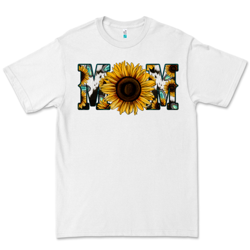 Sunflower Turquoise Cowhide Mom Premium Tee by Bettercallsaul | Teevron