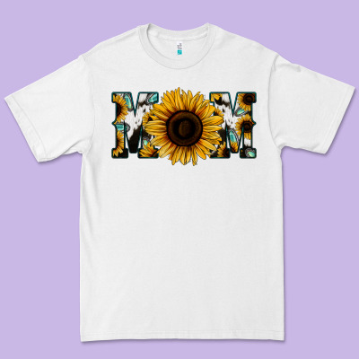 Sunflower Turquoise Cowhide Mom Premium Tee Designed By Bettercallsaul