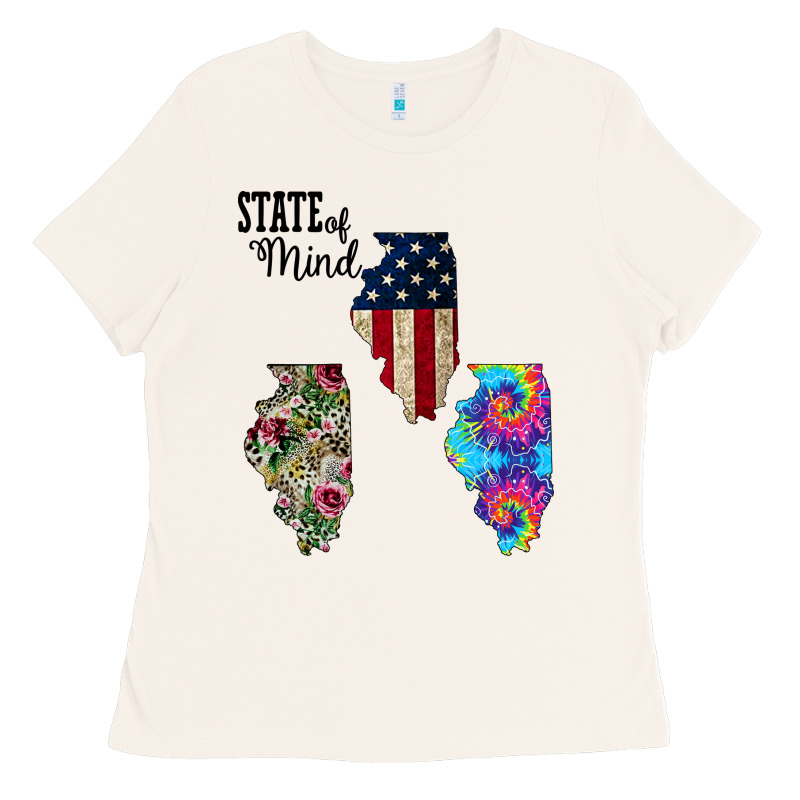 Im In A Fishing State Of Mind Illinois Ladies Tee by Bettercallsaul | Teevron