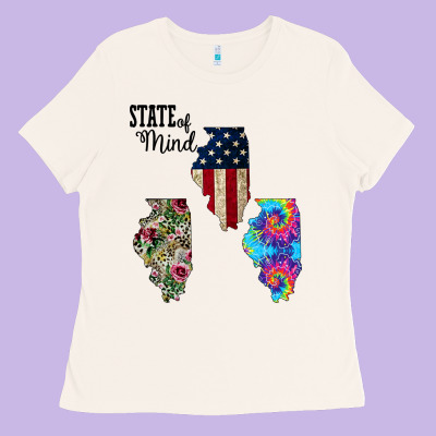 Im In A Fishing State Of Mind Illinois Ladies Tee Designed By Bettercallsaul
