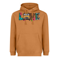 Love School Bus Heavyweight Hoodie | Teevron