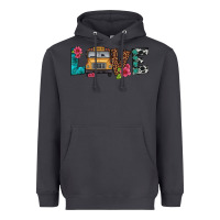 Smoke love school bus Heavyweight Hoodie - Artiststas