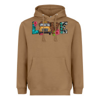 Toasted Coconut love school bus Heavyweight Hoodie - Artiststas