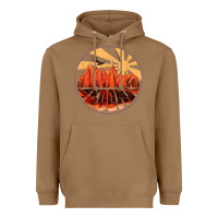 Toasted Coconut Retro Vintage Sedona Arizona Hiking Sunset Dawn Gift Heavyweight Hoodie - minhPixels