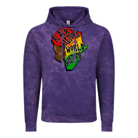 Cloud Purple black history is world history Vintage Hoodie - CowGirlArtShop