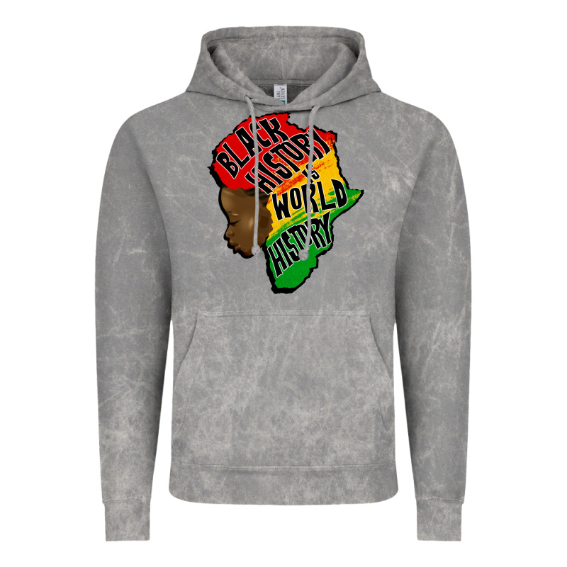 Black History Is World History Vintage Hoodie by CowGirlArtShop | Teevron