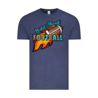Vintage Denim Wild about Football Vintage Tee - HowdyJamesFarm