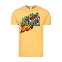 Vintage Mustard Wild about Football Vintage Tee - HowdyJamesFarm