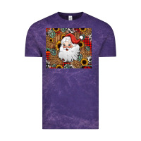 Cloud Purple western santa claus Vintage Tee - Jasminsmagicworld