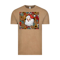 Vintage Coffee western santa claus Vintage Tee - Jasminsmagicworld