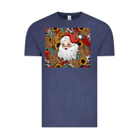 Vintage Denim western santa claus Vintage Tee - Jasminsmagicworld